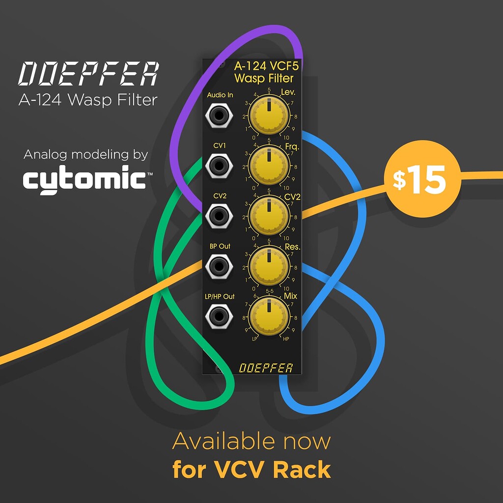 Doepfer A-124 Wasp Filter - Announcements - VCV Community