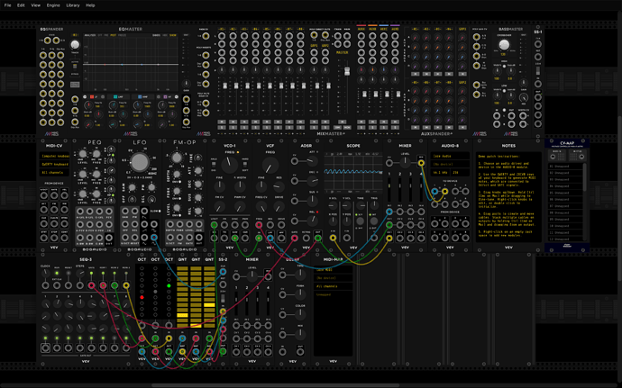 VCVRack - Dark Theme