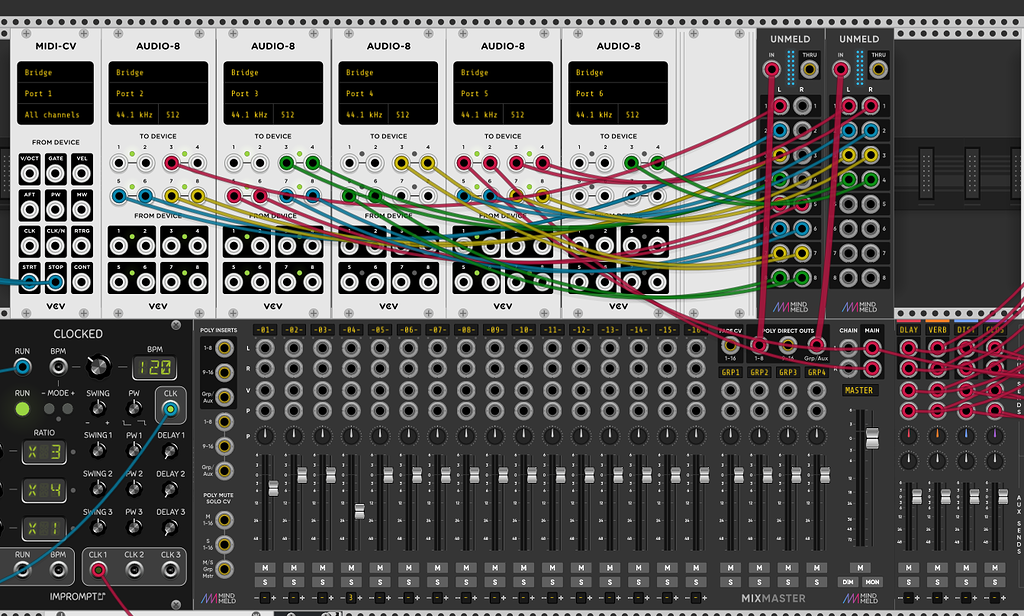 Mindmeld Mixer How to make group channel poly outs wet from Efx Aux