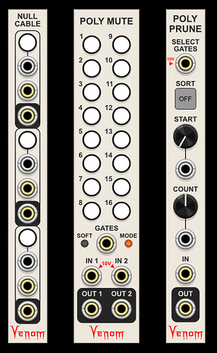 Null Cable - Poly Mute - Poly Prune