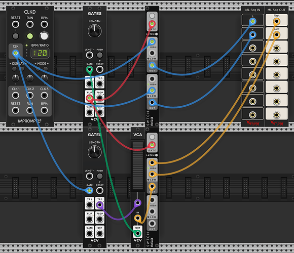 ML Sequencer PingPong triggers