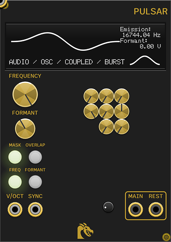 A screenshot of a module called Pulsar