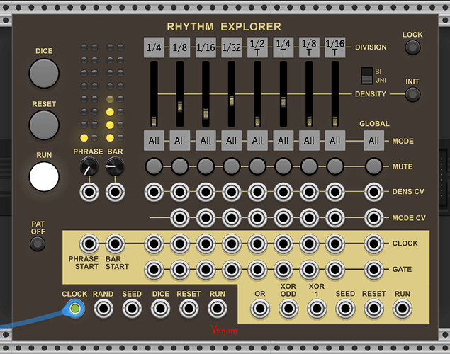 Rhythm Explorer Brown - Yellow