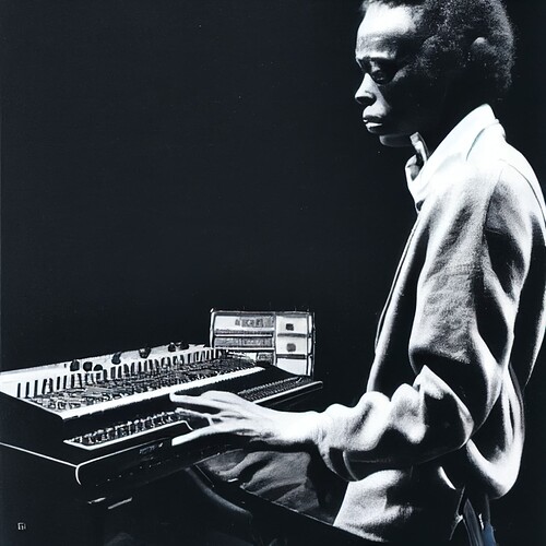 midj_purf_Miles_Davis_with_a_modular_synthesizer_b73a030c-f4a3-43d4-8c30-87eb126bc55e