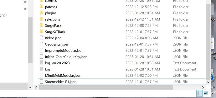 JSON files