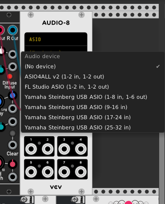 Vcv audio module: issues with steinberg ASIO driver and yamaha Montage - VCV Rack - Community