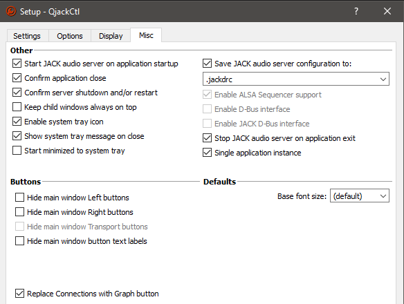 03 JACK Misc Settings