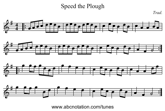 Speed the Plough